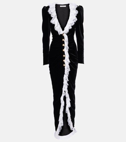 Robe longue en dentelle - Alessandra Rich - Modalova