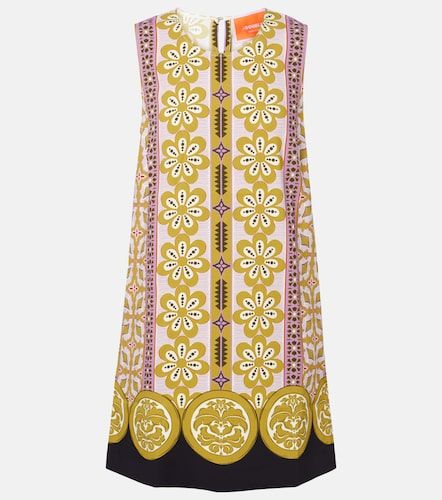 Robe Stretch Tunic imprimée en satin - La DoubleJ - Modalova