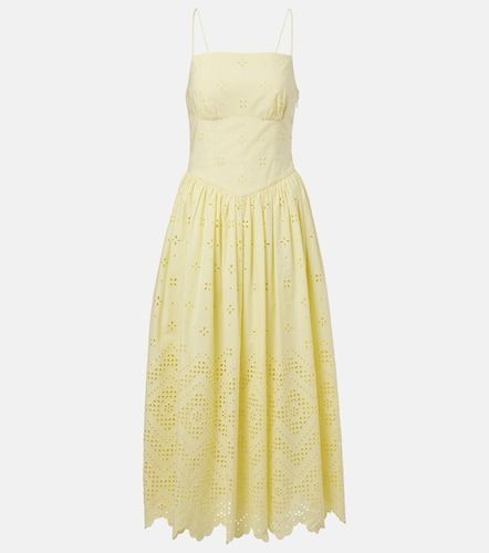 Self-Portrait Robe midi en coton - Self-Portrait - Modalova