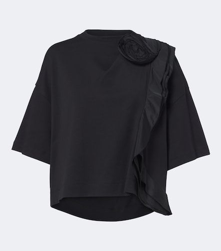 T-shirt en coton à volants - Max Mara - Modalova