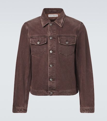 Veste Origin en jean à effet usé - Our Legacy - Modalova