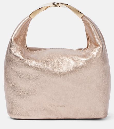 Sac Twist Mini en cuir métallisé - Aquazzura - Modalova