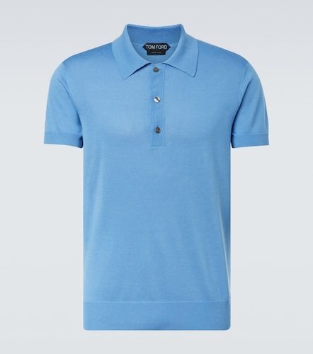 Tom Ford Polo en soie et lin - Tom Ford - Modalova
