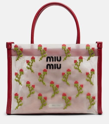 Miu Miu Sac en mesh à fleurs - Miu Miu - Modalova