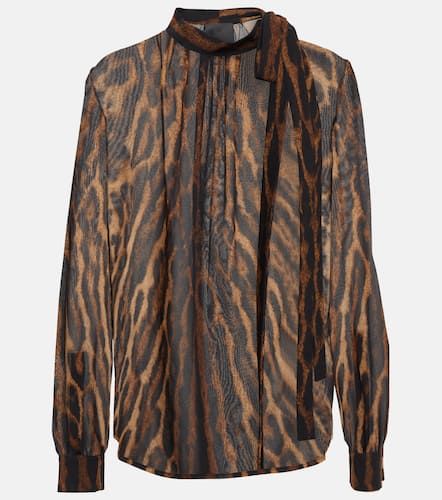 Blouse Lavaliere en soie mélangée - Givenchy - Modalova