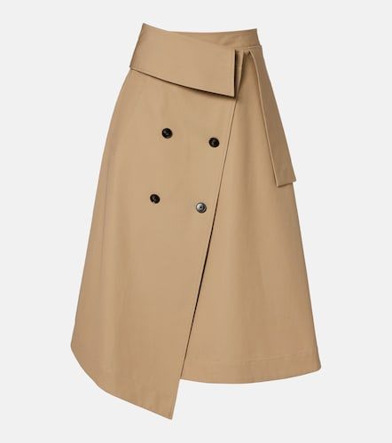Róhe Jupe midi asymétrique en coton - Rohe - Modalova