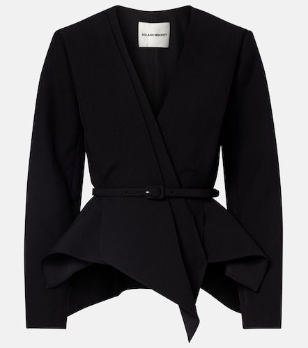 Blazer asymétrique en crêpe - Roland Mouret - Modalova