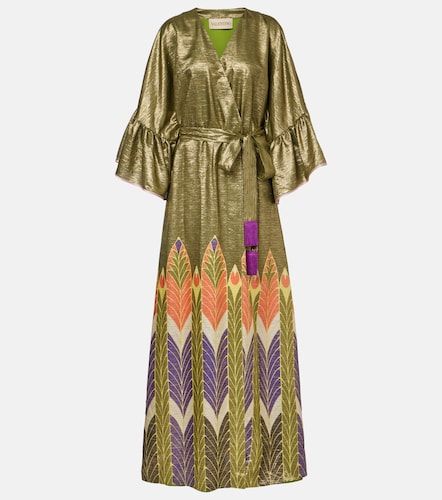 Robe longue en soie mélangée - Valentino - Modalova