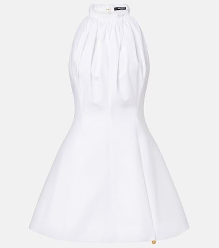 Balmain Robe froncée en coton - Balmain - Modalova