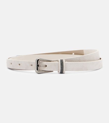 Ceinture Monili en daim - Brunello Cucinelli - Modalova