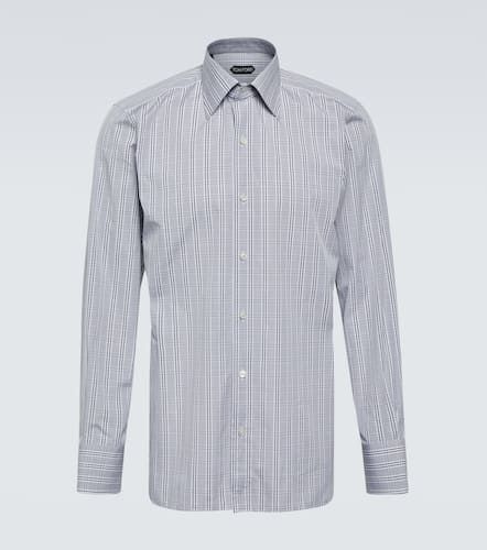 Chemise en coton à carreaux - Tom Ford - Modalova
