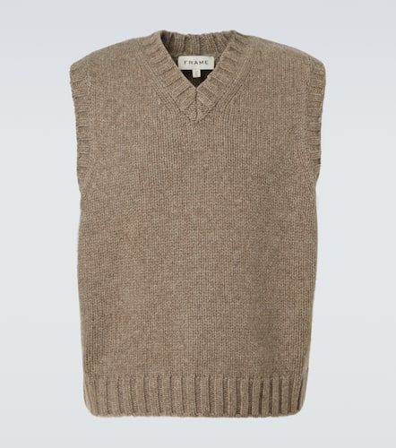 Pull sans manches en yak et laine - Frame - Modalova