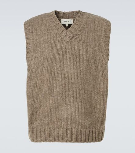 Pull sans manches en yak et laine - Frame - Modalova