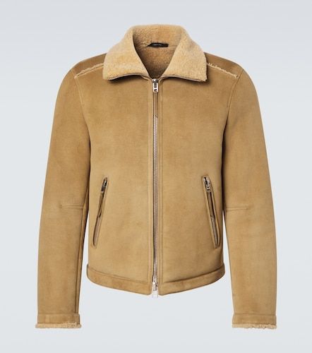 Tom Ford Veste en cuir et shearling - Tom Ford - Modalova