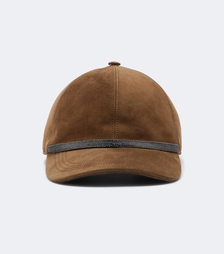 Casquette Monili en daim - Brunello Cucinelli - Modalova