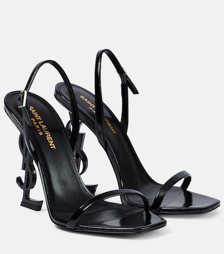 Sandales Opyum 110 en cuir verni - Saint Laurent - Modalova