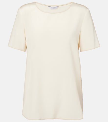T-shirt Aris en soie mélangée - Max Mara - Modalova