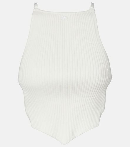 Courrèges Top en maille côtelée à découpes - Courreges - Modalova