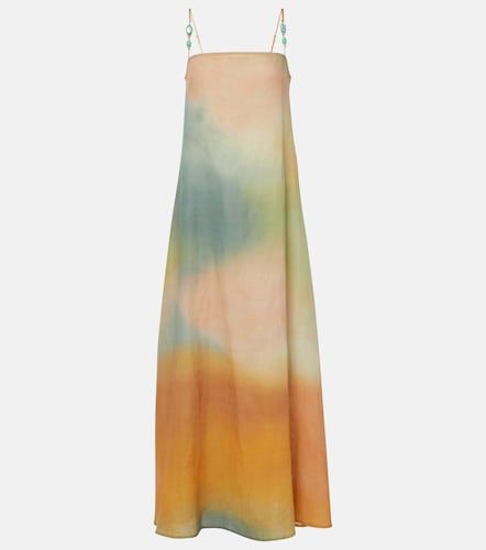 Staud Robe longue en lin - Staud - Modalova