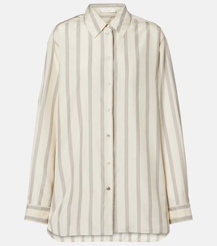 Chemise Sisilia rayée en soie - The Row - Modalova