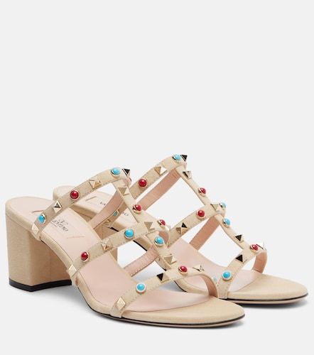 Mules en daim à ornements - Valentino Garavani - Modalova
