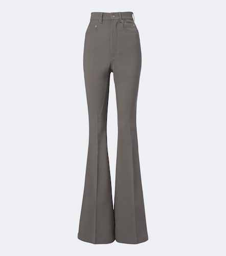 Pantalon évasé en laine mélangée - Rick Owens - Modalova