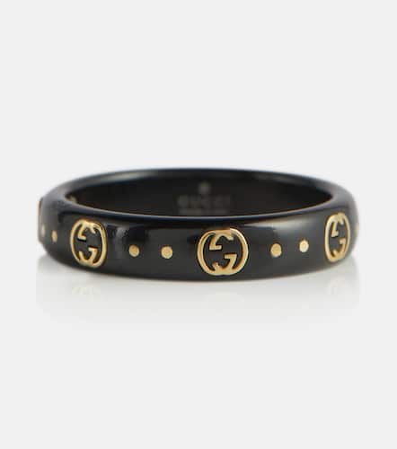 Bague Icon en or 18 ct et corindon - Gucci - Modalova