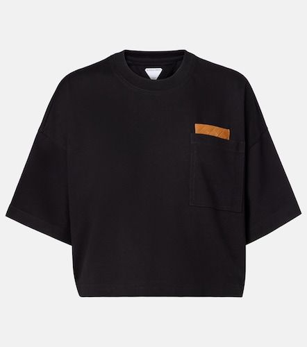 T-shirt raccourci en coton - Bottega Veneta - Modalova