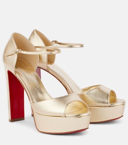 Escarpins Sandaloo à plateau en cuir - Christian Louboutin - Modalova