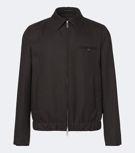 Veste blouson en laine vierge - Slowear - Modalova