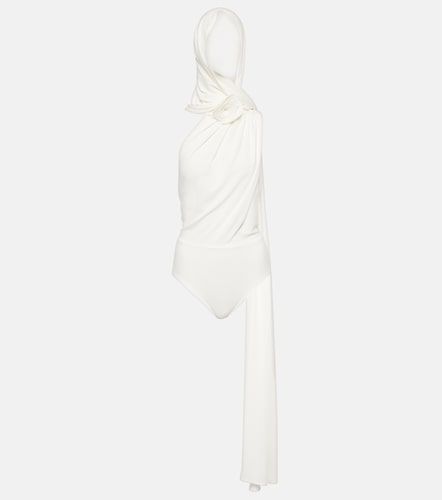 Body à capuche et appliqués floraux - Magda Butrym - Modalova