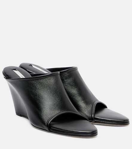 Mules compensées Strap Stretch 75 en cuir - Christen - Modalova