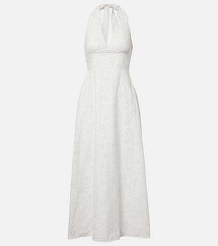 Robe midi Salma brodée en coton - Posse - Modalova