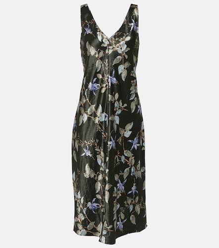 Vince Robe midi à imprimé floral - Vince - Modalova
