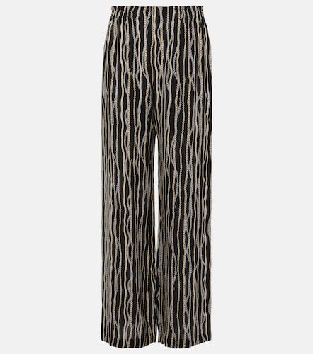 Chloé Pantalon en soie à imprimé - Chloe - Modalova