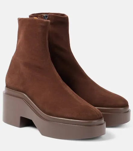Bottines Nelle  plateforme en daim - Clergerie - Modalova