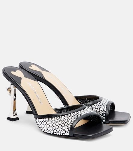 Mules Puffy Heart Ring 95 en cuir - Mach & Mach - Modalova