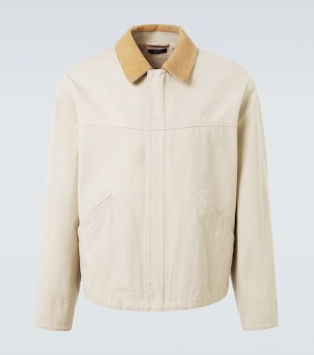 Veste en toile de coton et daim - Tom Ford - Modalova