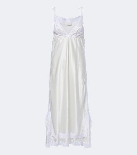 Robe nuisette en soie et dentelle - Magda Butrym - Modalova