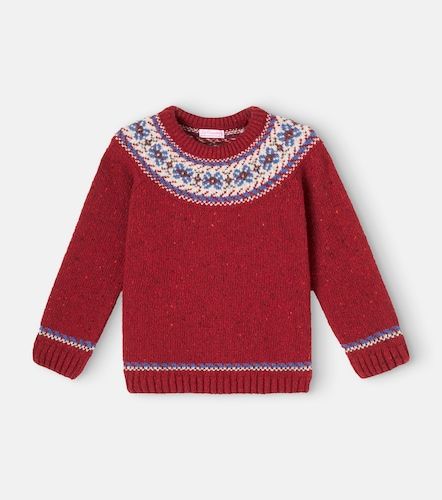 Pull intarsia en laine mélangée - La Coqueta - Modalova