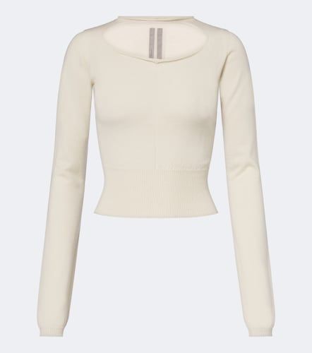 Pull court en laine vierge - Rick Owens - Modalova