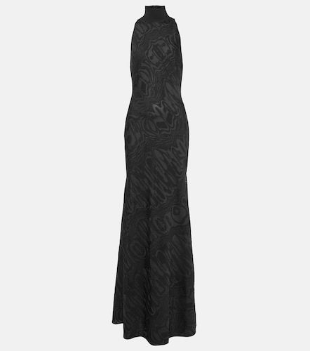 Alaïa Robe longue imprimée à col roulé - Alaia - Modalova