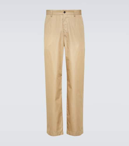 Pantalon chino en coton et soie - Dolce&Gabbana - Modalova