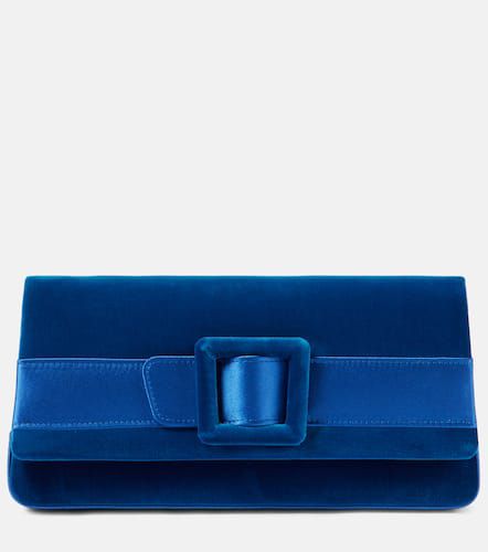 Pochette Maygot en velours et satin - Manolo Blahnik - Modalova