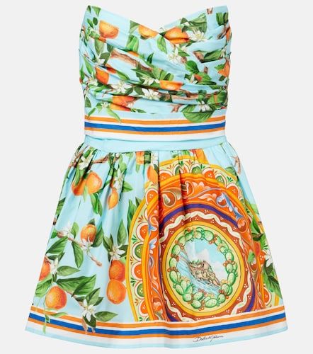 Robe Taormina imprimée en coton - Dolce&Gabbana - Modalova