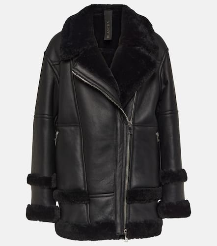 Blancha Veste en cuir et shearling - Blancha - Modalova