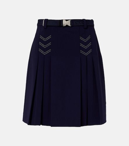Mini-jupe plissée à ceinture - Tory Burch - Modalova