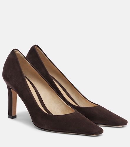 The Row Escarpins Carla 80 en daim - The Row - Modalova