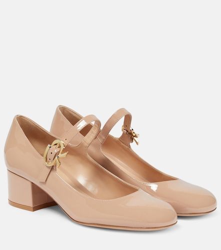 Escarpins Mary Ribbon en cuir verni - Gianvito Rossi - Modalova