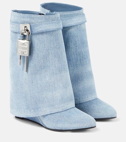 Bottines Shark Lock en jean - Givenchy - Modalova